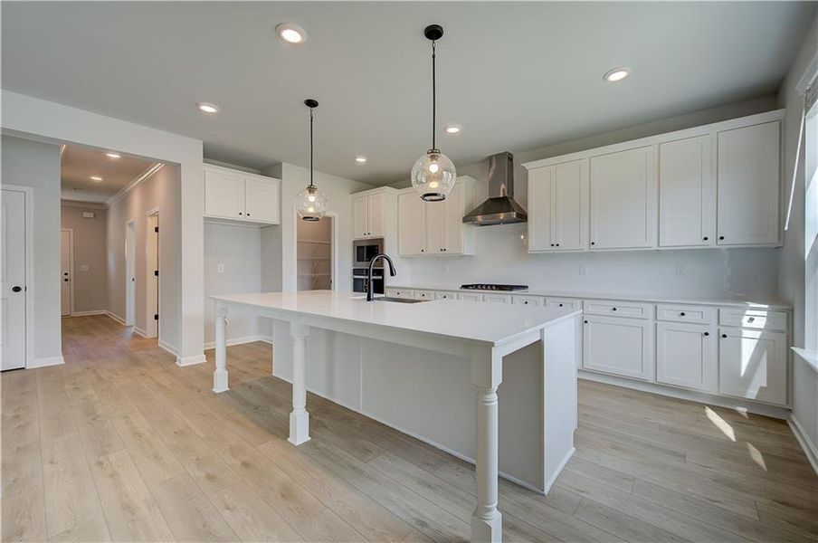 Furnished interior view inside a new home in Burchwood, Stockbridge (Image 10).