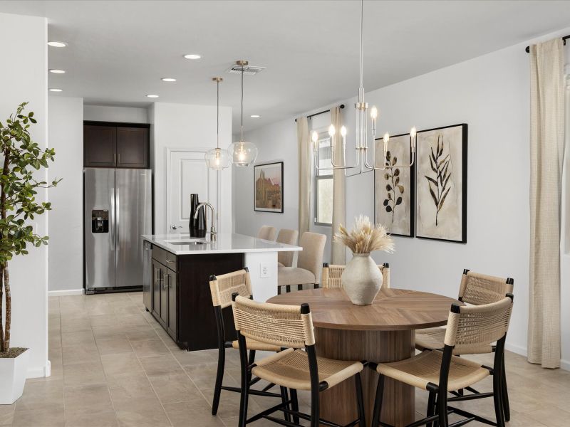 Furnished interior view inside a new home in Summerstone II, Marana (Image 4).