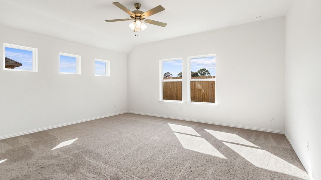 Representative furnished interior of a home built from the Fiji by Brightland Homes in Bridgeland Creekland Village, Cypress (Image 11).