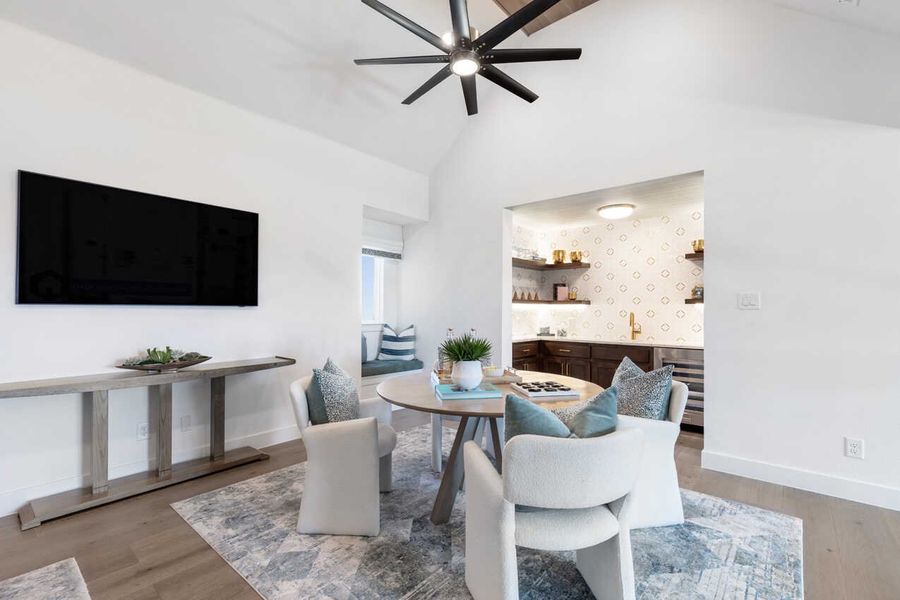 Representative Game Room - some options shown