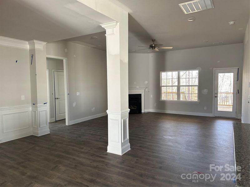 Facsimile- Dining Room and Family Room