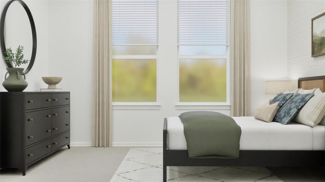 Furnished interior view inside a new home in Anniston, Katy (Image 8).