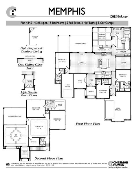 2D floor plan layout for the Memphis by Chesmar Homes in Potranco Oaks, San Antonio, TX (Image 2). 2D floor plan layout for the Memphis by Chesmar Homes in Potranco Oaks, San Antonio, TX (Image 2).