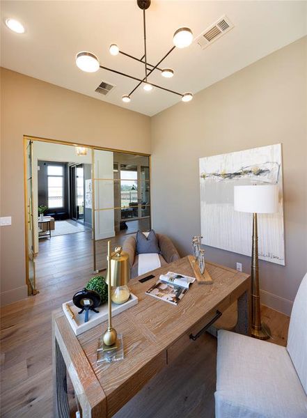 Furnished interior view inside a new home in , Southlake (Image 29). Furnished interior view inside a new home in , Southlake (Image 29).