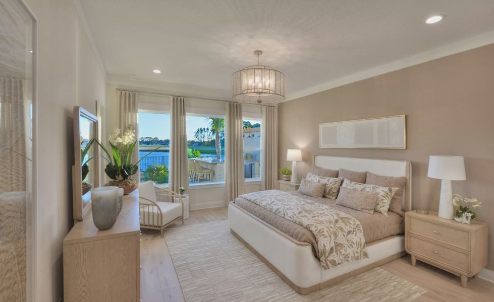 Furnished interior view inside a new home in Tidewater, Jacksonville (Image 13).