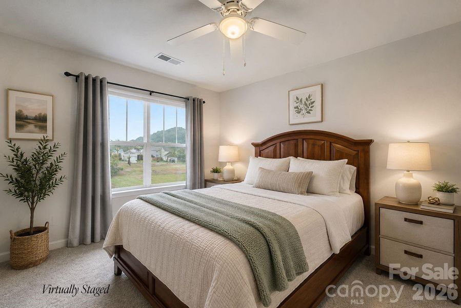 Furnished interior view inside a new home in , Waynesville (Image 8).