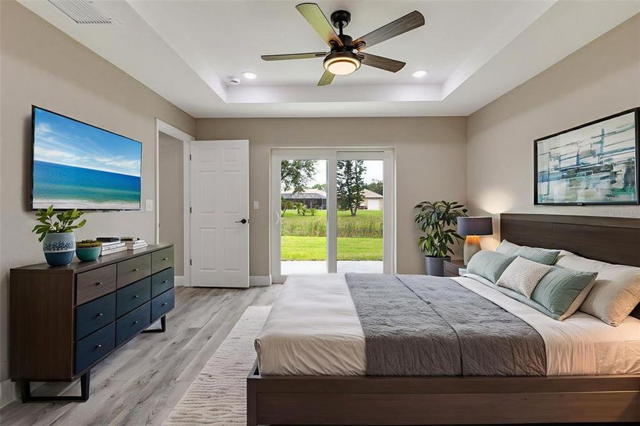 Furnished interior view inside a new home in , Rotonda West (Image 4).
