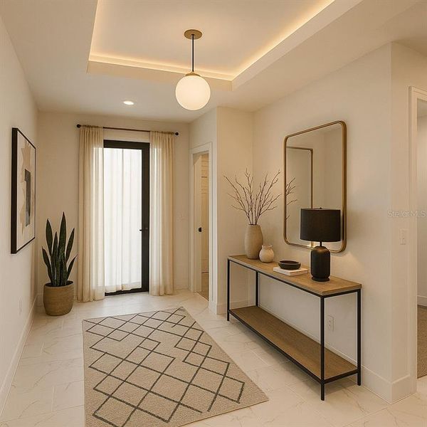 Furnished interior view inside a new home in , Lehigh Acres (Image 4).