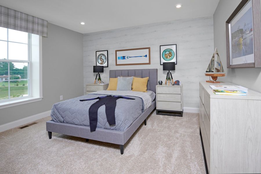 Representative furnished interior of a home built from the Clay by Fischer Homes in Veranda Manor, Canton (Image 29).