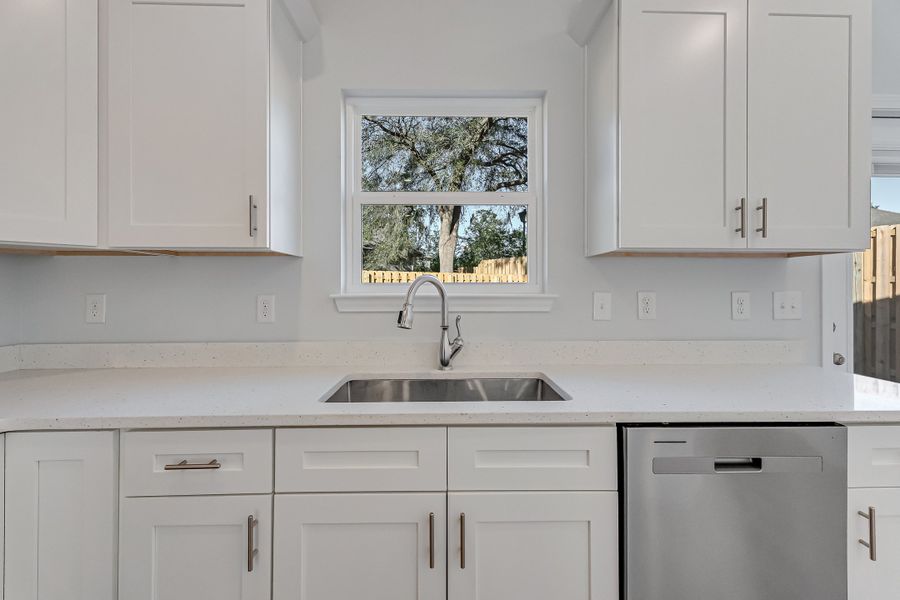 Close-up of interior finishes inside a home in Live Oak Cottages, Freeport (Image 13).