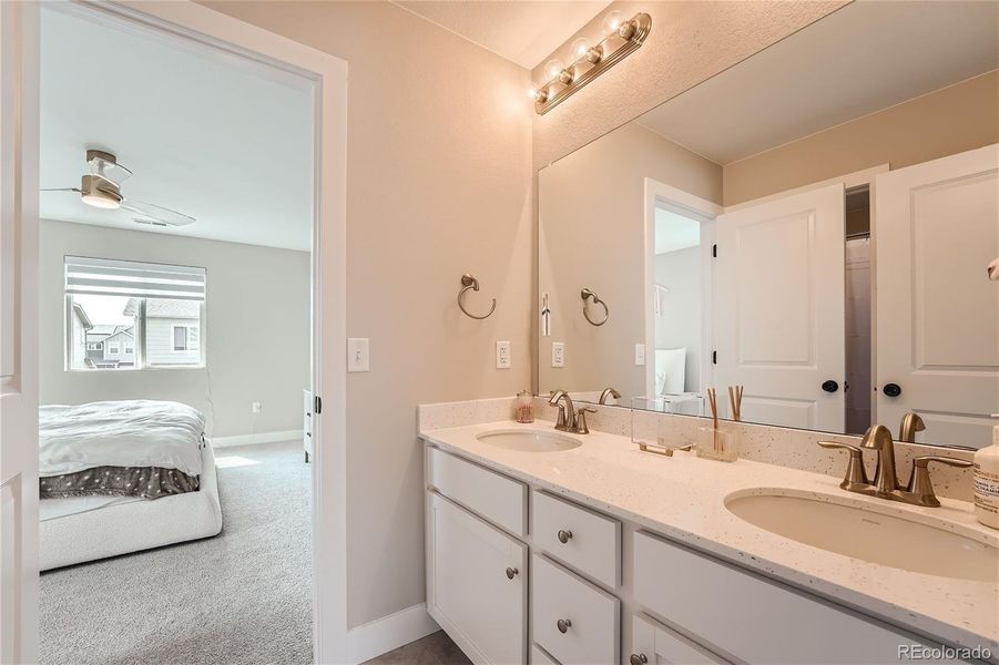 Furnished interior view inside a new home in Morgan Hill, Erie (Image 15).