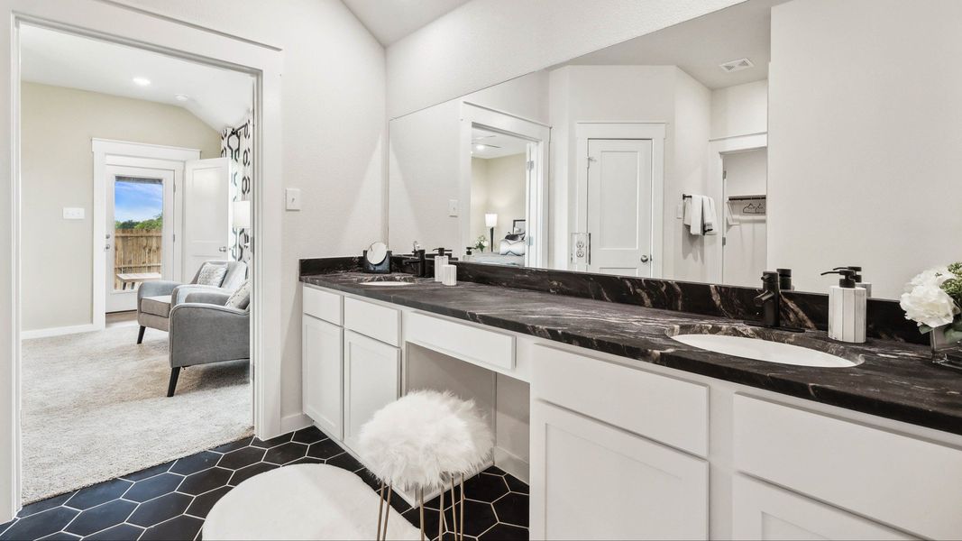 Representative furnished interior of a home built from the Paramount by DRB Homes in Morningside, Josephine (Image 15).