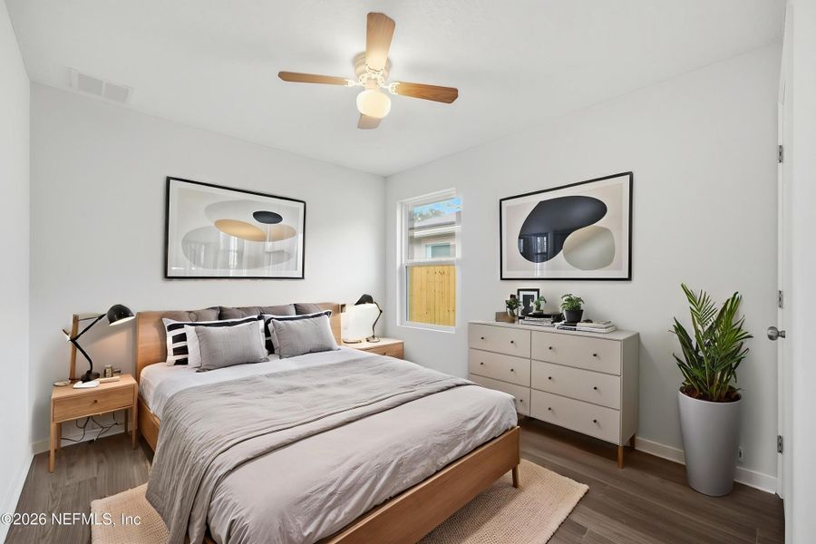 Furnished interior view inside a new home in , Jacksonville (Image 17).