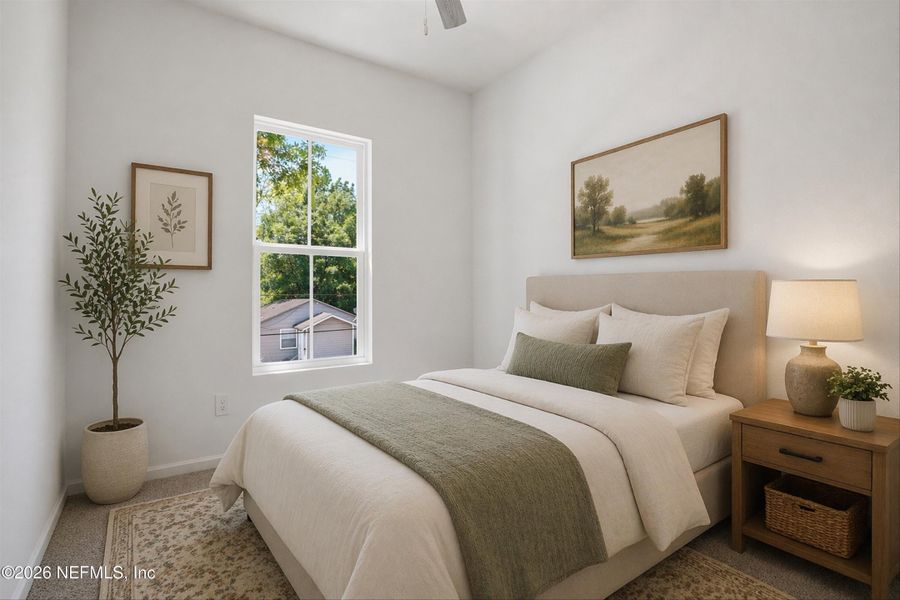 Furnished interior view inside a new home in , Jacksonville (Image 8).