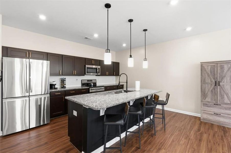 Furnished interior view inside a new home in , Cartersville (Image 9).