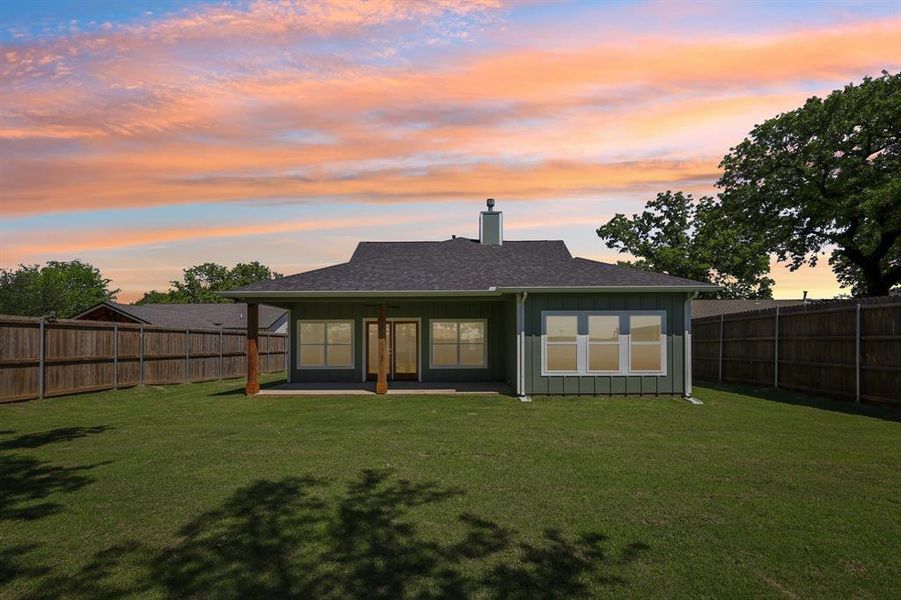 Exterior details and patio area of a home in , North Richland Hills (Image 25).