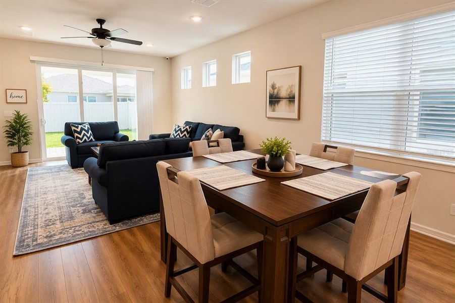 Furnished interior view inside a new home in , Kissimmee (Image 14).