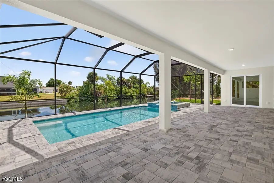 Exterior details and patio area of a home in Cape Coral, Cape Coral (Image 4). Exterior details and patio area of a home in Cape Coral, Cape Coral (Image 4).
