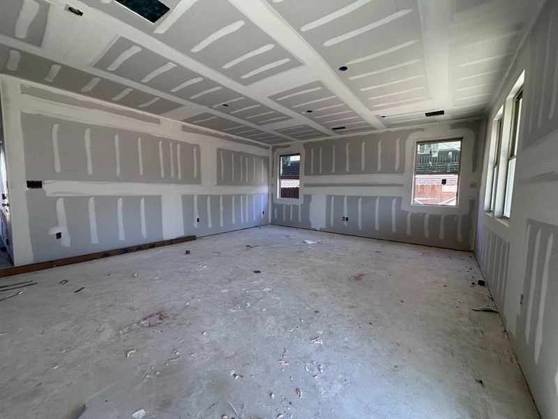 In-progress construction of a new home in The Colony 45s, Bastrop, TX (Image 8).