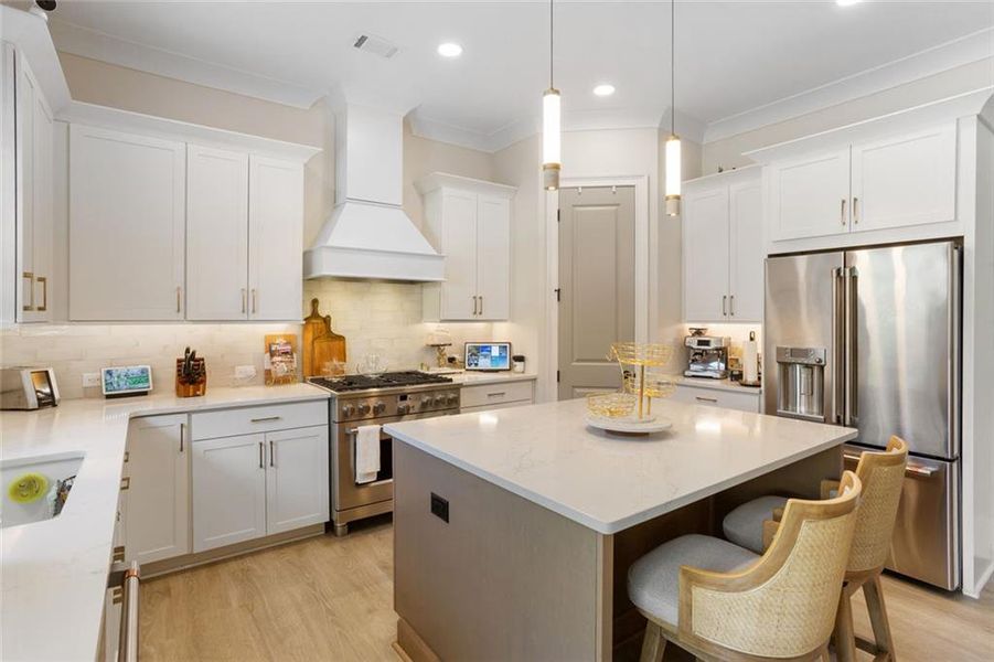 Furnished interior view inside a new home in , Marietta (Image 13).