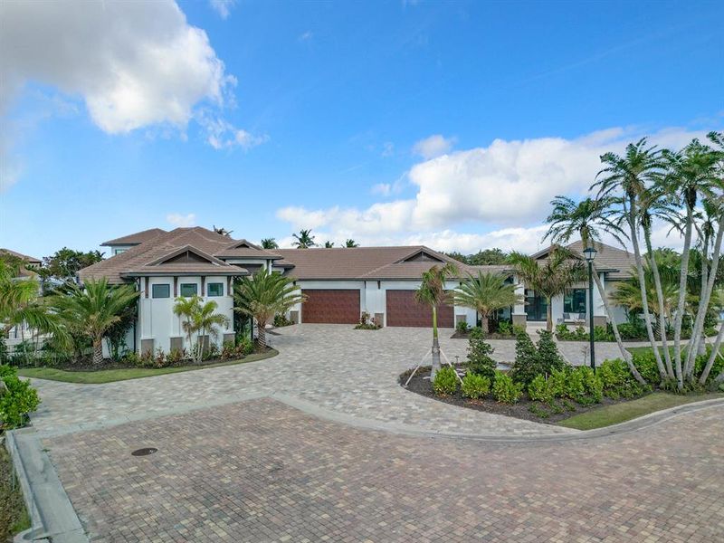 Front exterior of a new home in , Fort Myers, FL, highlighting curb appeal (Image 28).