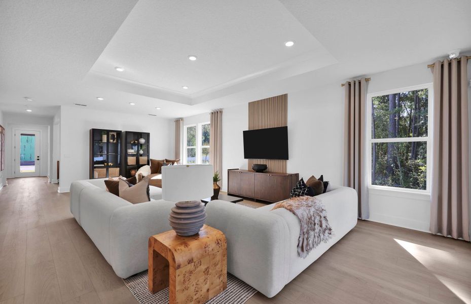 Representative furnished interior of a home built from the Mystique by Pulte Homes in Murray Farms, Middleburg (Image 12).