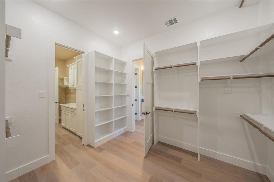 Primary bedroom closet