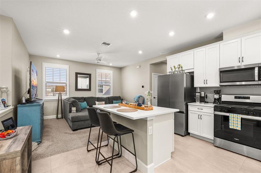 Furnished interior view inside a new home in , Celebration (Image 81).