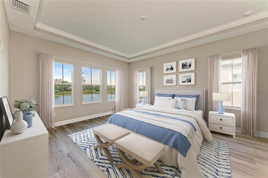 Furnished interior view inside a new home in North River Ranch, Parrish (Image 11).