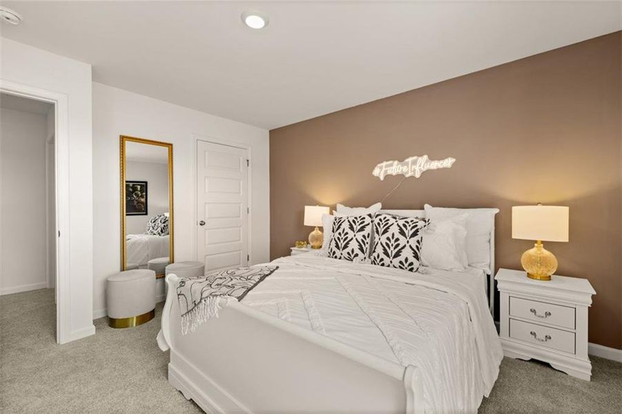 Furnished interior view inside a new home in Locust Grove Station - Cedar Ridge, Locust Grove (Image 6).