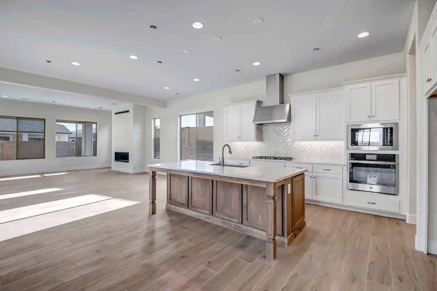 Furnished interior view inside a new home in Overlook at The Dells, Prescott (Image 44).