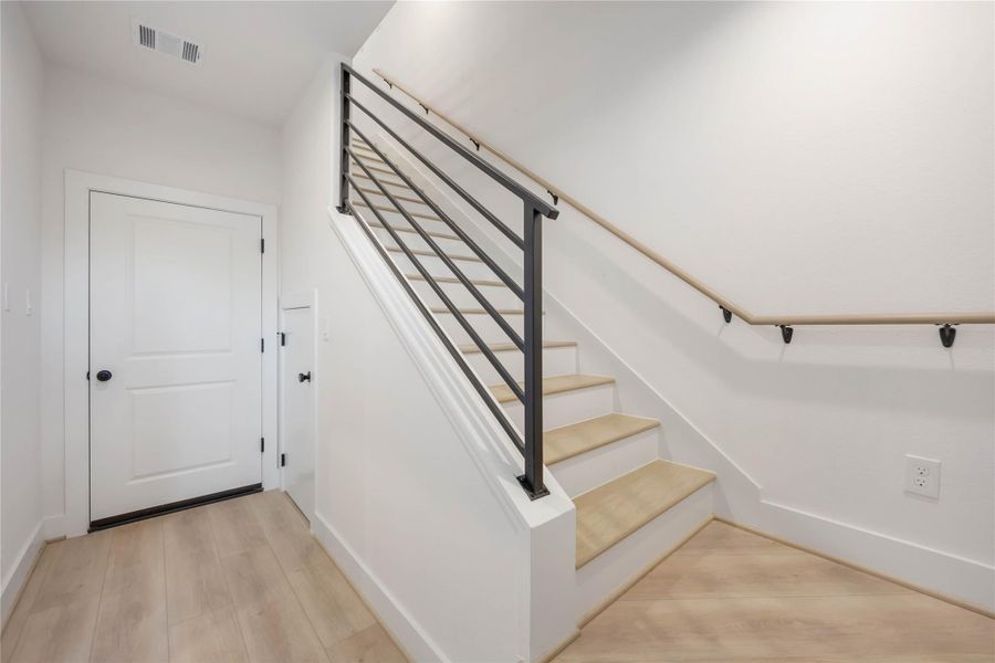 Stairs to second floor Stairs to second floor