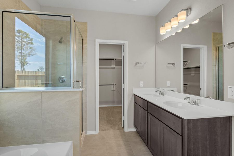 Furnished interior view inside a new home in , Spring (Image 10).