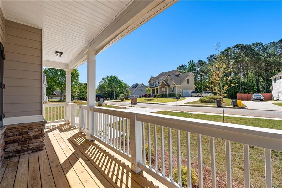 Exterior details and patio area of a home in , Newnan (Image 23).