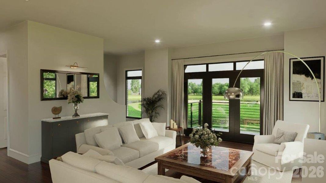 Furnished interior view inside a new home in , New London (Image 9).