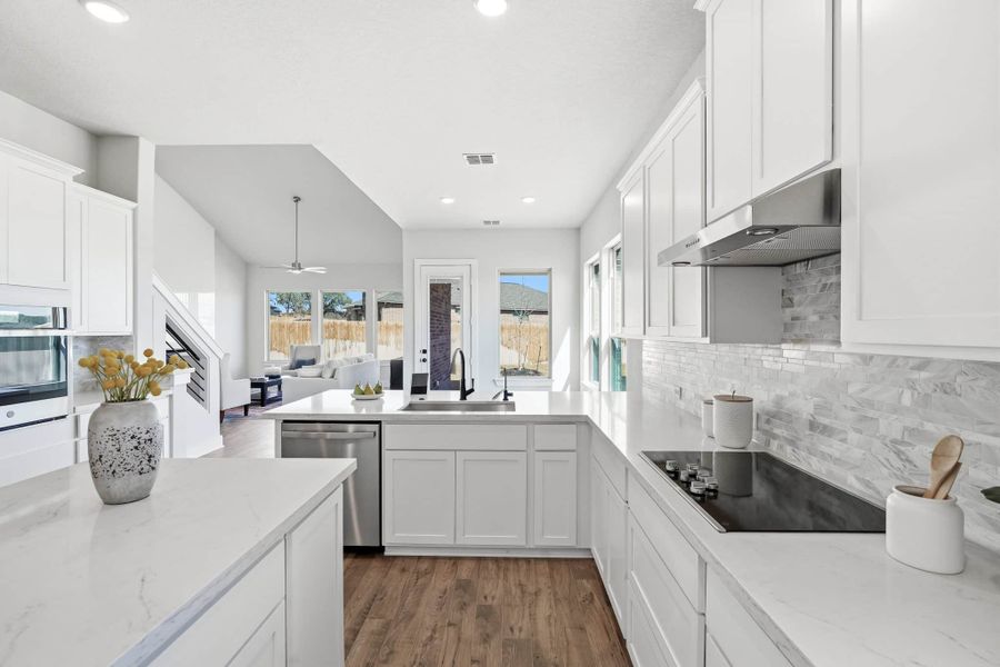 Furnished interior view inside a new home in Alsatian Oaks, Castroville (Image 35).