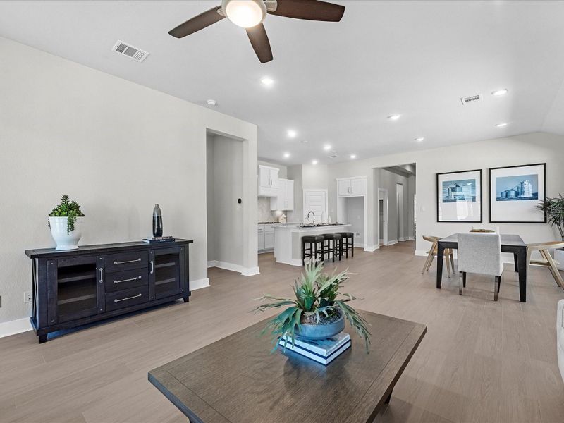 Furnished interior view inside a new home in Clopton Farms, Montgomery (Image 9).