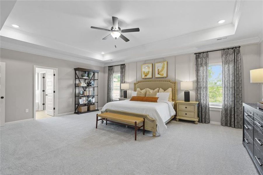 Furnished interior view inside a new home in Glen at Cave Springs, Douglasville (Image 29).