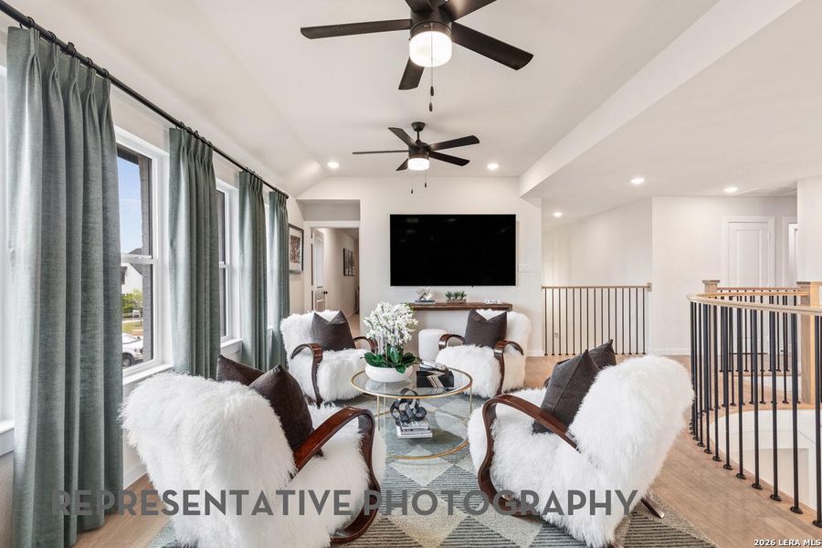 Furnished interior view inside a new home in Hallie's Cove, Schertz (Image 13).