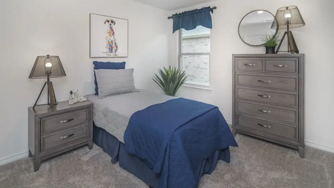 Furnished interior view inside a new home in Liberty Crossing, Royse City (Image 15).
