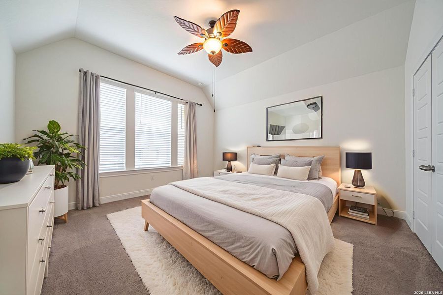 Furnished interior view inside a new home in Ladera - Laurel Hollow 60', San Antonio (Image 13).