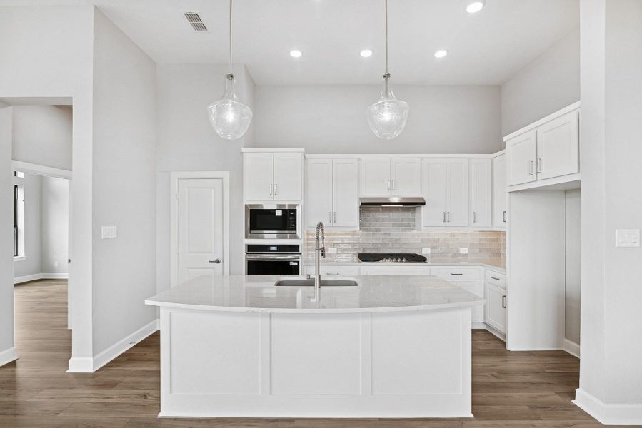 Furnished interior view inside a new home in Grange 45' Homesites, Katy (Image 14).