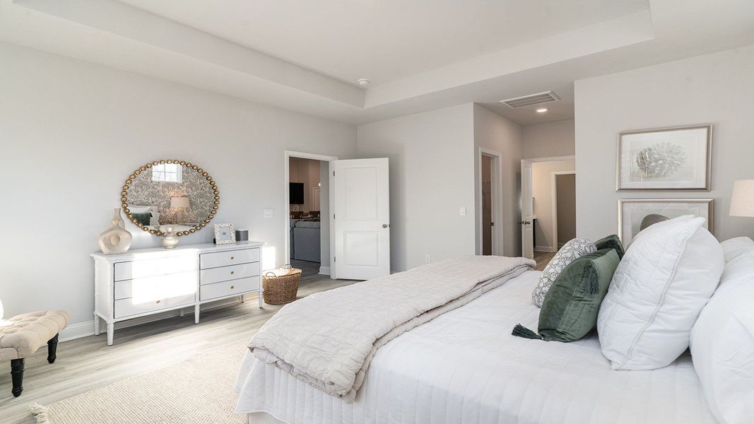 Furnished interior view inside a new home in The Preserve at Shaftesbury Glen, Conway (Image 13).