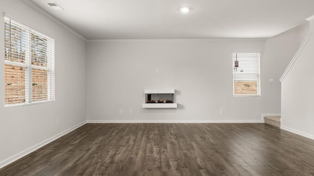 Spacious, unfurnished interior of a new home in Thompson Ridge, Dallas (Image 35). Spacious, unfurnished interior of a new home in Thompson Ridge, Dallas (Image 35).