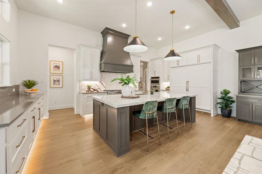 Furnished interior view inside a new home in The Resort on Eagle Mt. Lake, Fort Worth (Image 29).
