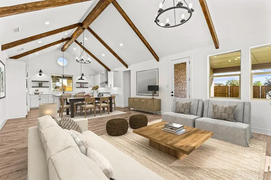 Furnished interior view inside a new home in Gateway Parks, Forney (Image 10).