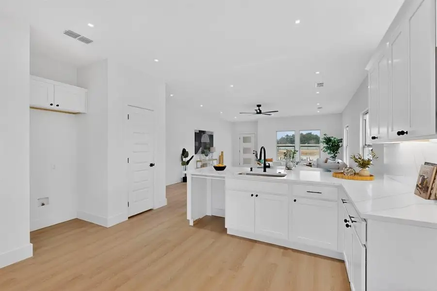 Furnished interior view inside a new home in , Dallas (Image 31).