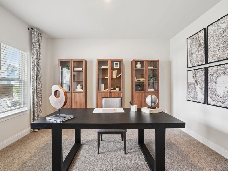 Furnished interior view inside a new home in Crestview - Legacy Series, Hermitage (Image 10).