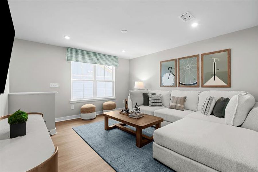 Representative furnished interior of a home built from the Geneva by Ryan Homes in Sea Trail, Sunset Beach (Image 4).