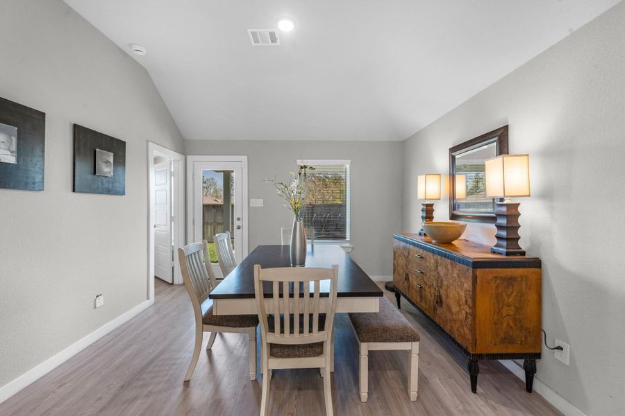 Furnished interior view inside a new home in Moran Ranch, Willis (Image 9).